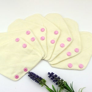 Thong Cloth Panty Liners - Super Soft Reusable Cotton Flannel Panty Liners  in 6, 7, 8 in a Variety of Cute Prints
