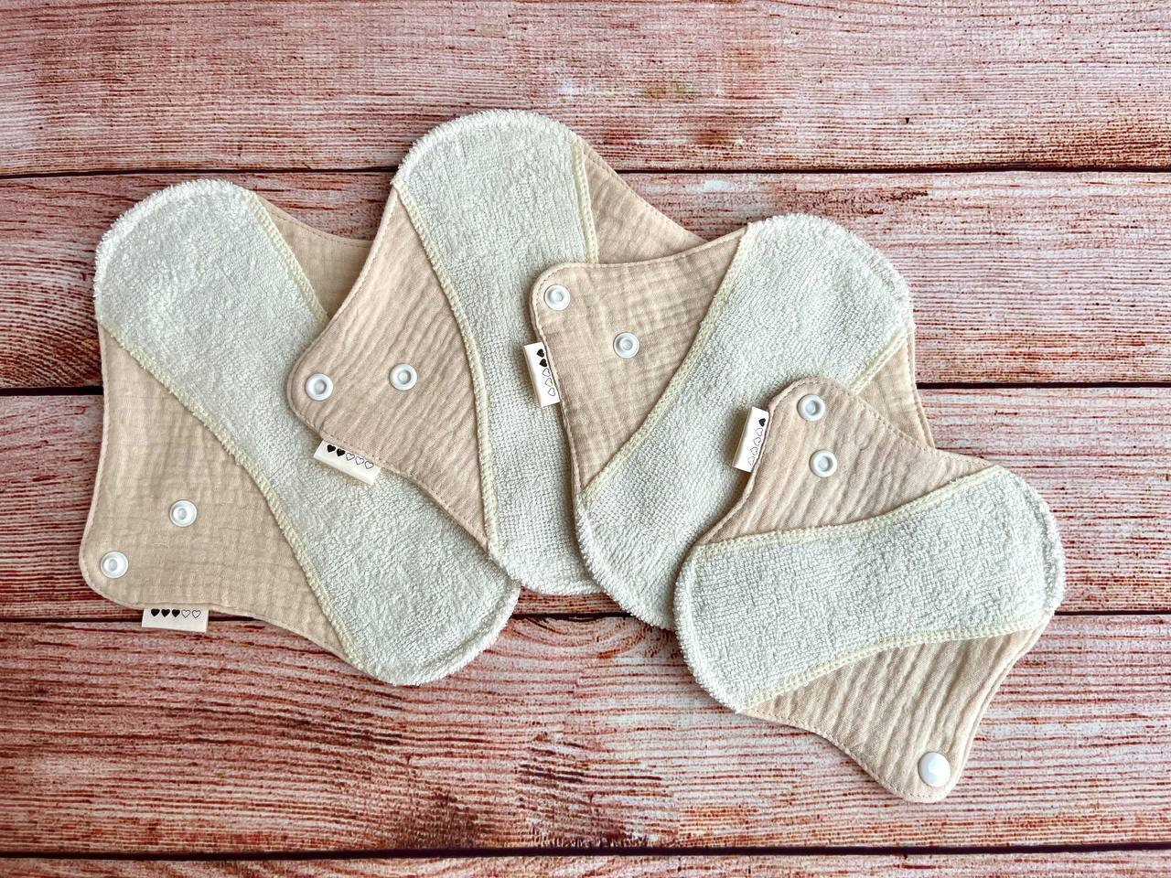 Reusable Thong Panty Liners for Daily Use, 6 Organic Cotton Cloth