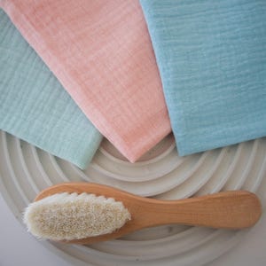 Organic Muslin Baby Washcloths: Soft Gauze Face Towels