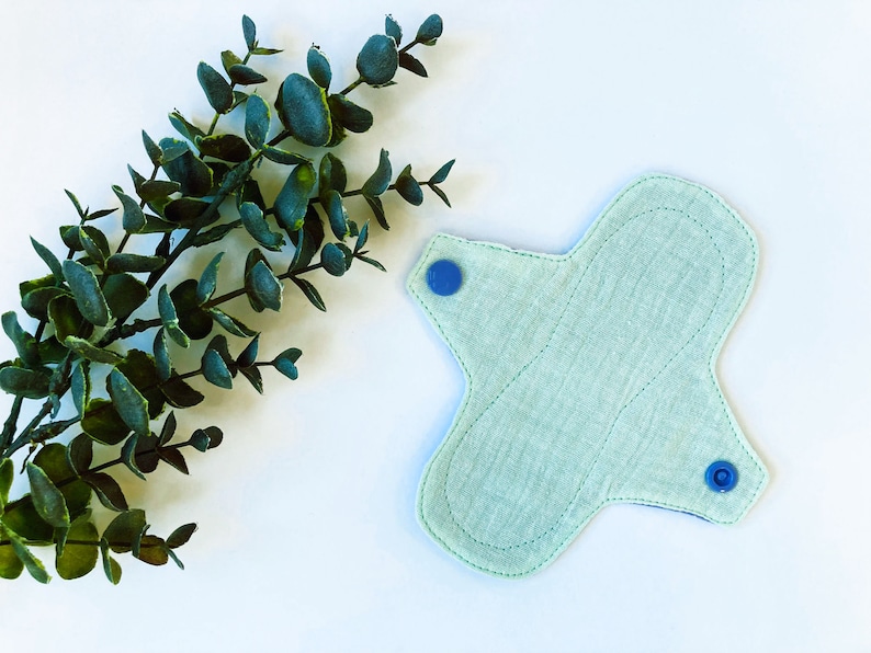 5 Pack Everyday Organic Cloth Pads Reusable Panty Liners Etsy