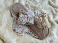 Organic BAMBOO Period pads, Reusable Menstruating cloth pads, Soft to skin cloth pads - 6 sizes available, Zero waste gift product logo