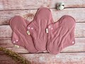 Organic Period pad, Extra Soft, Reusable Menstruating cloth pad, Natural washable cloth pad - 6 sizes available, Zero waste women gift product logo