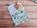 Washable wet bag for cloth pads, Period pad storage/travel bag, Waterproof, 2 pockets product logo