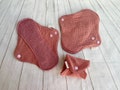 Organic Period pads Extra Soft, Reusable Menstruating cloth pads, Natural BAMBOO cloth pads - 6 sizes available, Zero waste women gift product logo