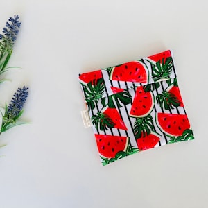 Mini WETbag, kleine waterdichte tas voor stoffen pads, herbruikbare maandverbanden of verpleegkussens, droge tas, ZERO WASTE cadeau afbeelding 3