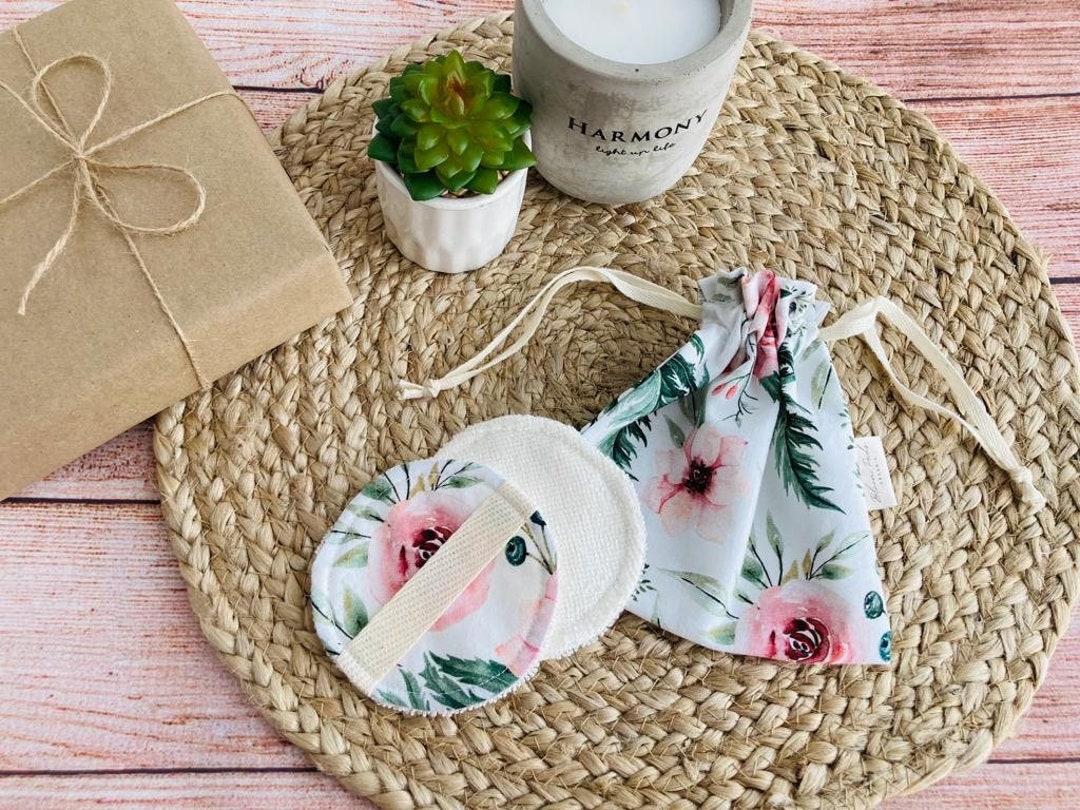 Wiederverwendbare Make-up-Pads Aus Bambus – 20 Stück, 8,5 Cm | Mit Waschbeutel & Box