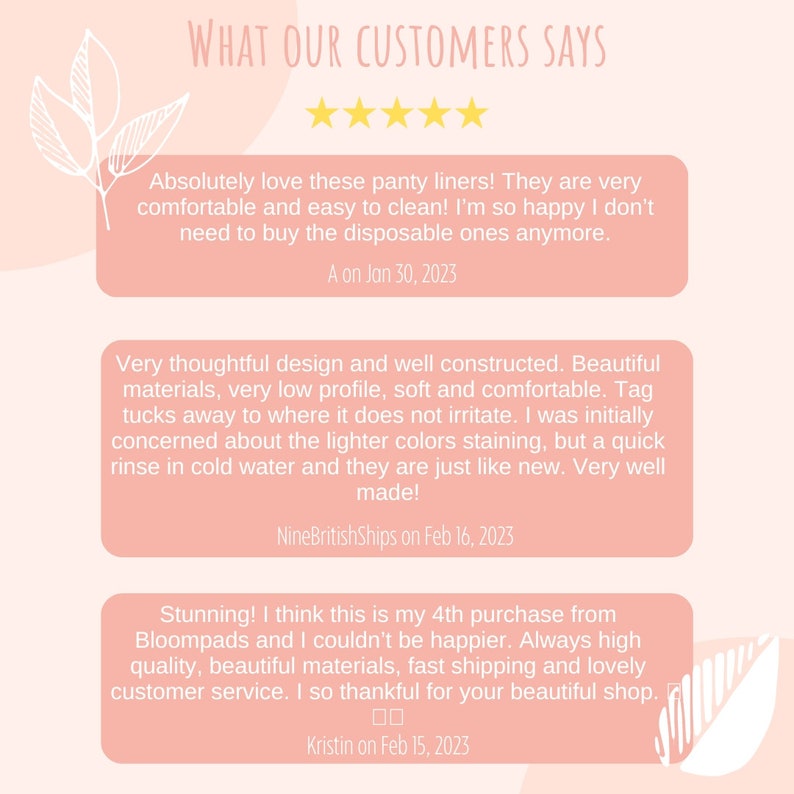 May include: Three customer reviews for a product, with five stars and positive comments. The reviews highlight the product's comfort, quality, and customer service.