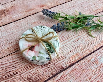 Reusable Bamboo Face Pads: Floral Cotton Makeup Remover Rounds