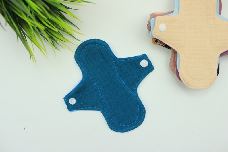 6 Everyday Organic Cloth Pads Reusable Panty Liners Etsy