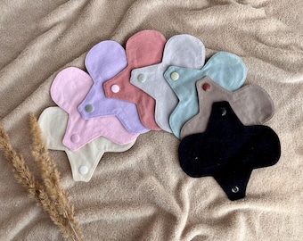 Organic Cotton Reusable Panty Liners: Extra-Thin Everyday Cloth Pads