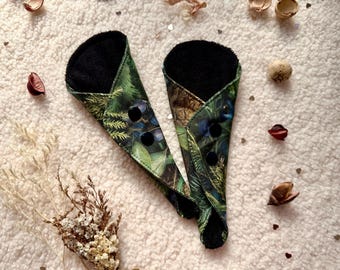 Reusable Thong Cloth Pad, Organic cotton, Bamboo, Zero Waste Sanitary Napkins