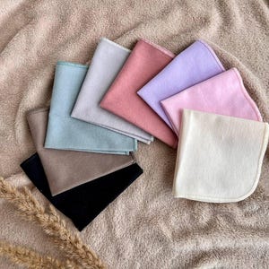 Reusable Unpaper towels, Set of 5 Reusable Cloth Napkins, Soft flannel napkins, Eco-Friendly dish clothes, Zero waste kithcen