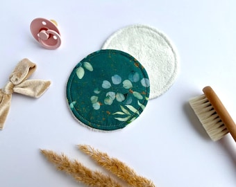 Organic Bamboo Cotton Nursing Pads: Reusable Breastfeeding Pads Set