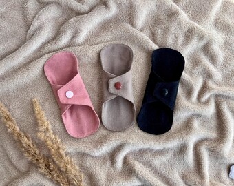 Organic Cotton Reusable Panty Liners: Extra-Thin Everyday Cloth Pads