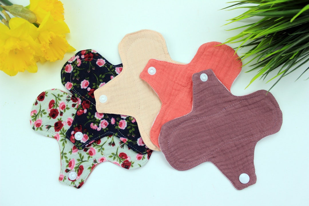 Small Panty Liners Everyday Use Organic Cloth Pads 6 Etsy