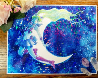 Sailor Moon Holographic Print