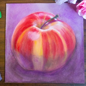 Apple Original Gouache Pittura