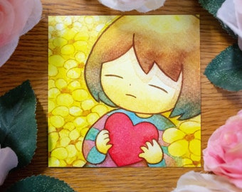 Frisk Undertale Mini Print