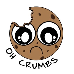 Oh Crumbs Sad Sap - Sticker