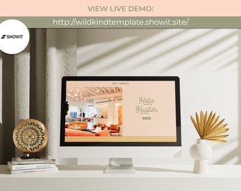 ShowIt Template Fully Editable, Boutique Website Template, ShowIt Web Design