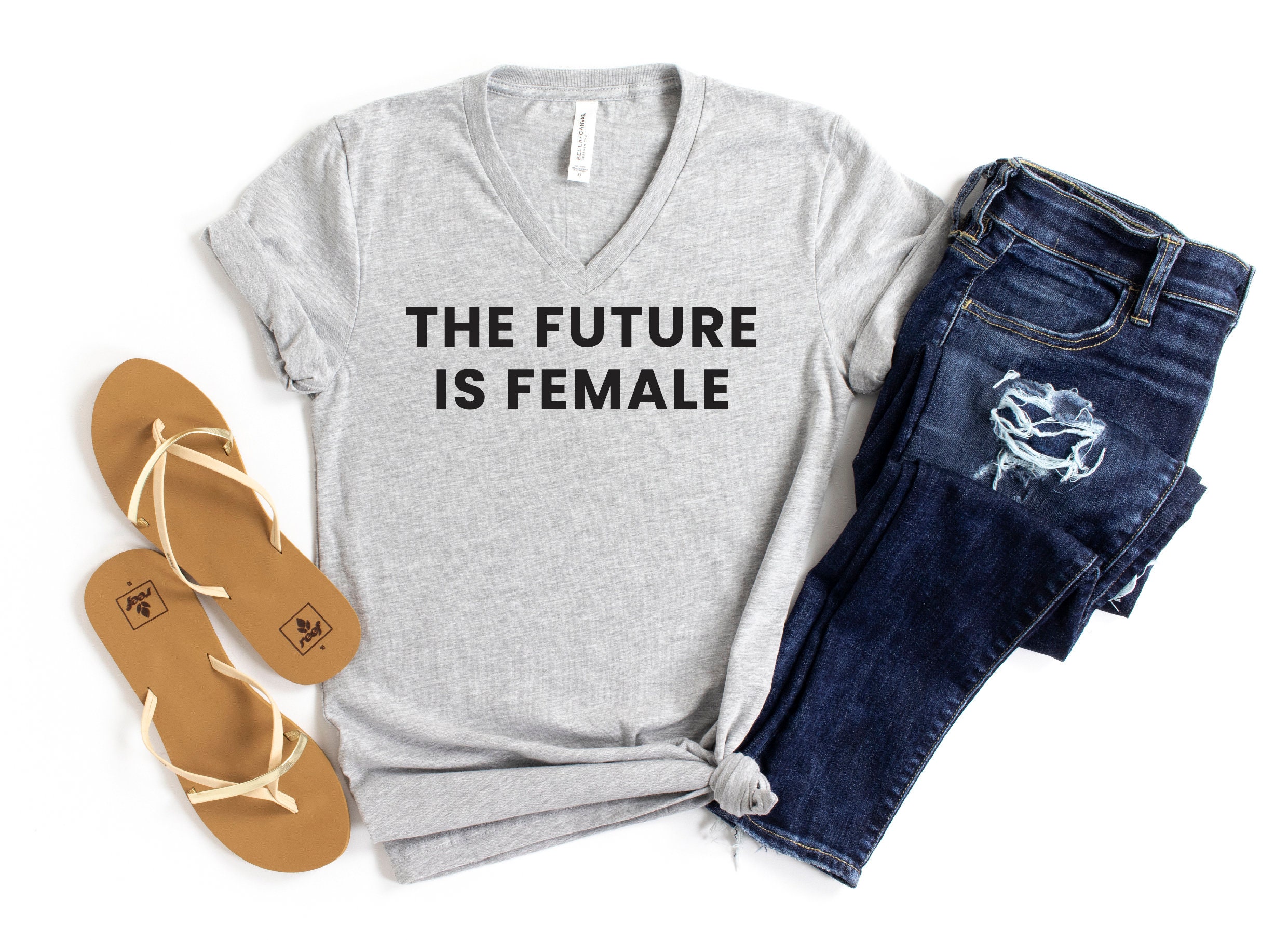 The Future Is Female Shirt Feminist Shirt Women's Shirt | Etsy