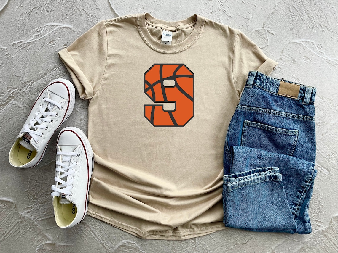 Basketball Numbers Shirt Basketball Custom Birthday Shirt Etsy