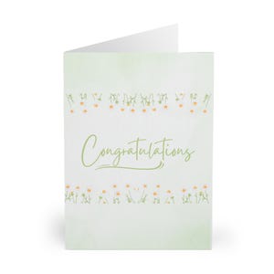 Cartões de felicitações (pacote com 5)