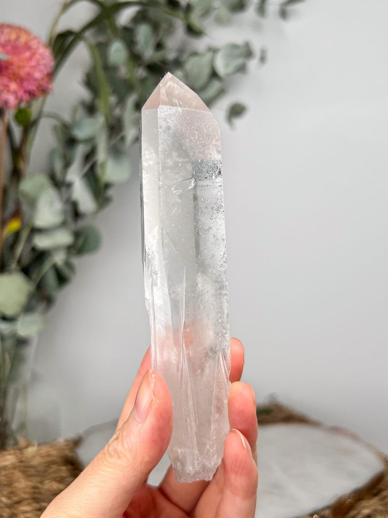 Sing Translucent AA+ Natural Starbrary Quartz Point, Singing, Diamantina Brazil, LS-19 ...