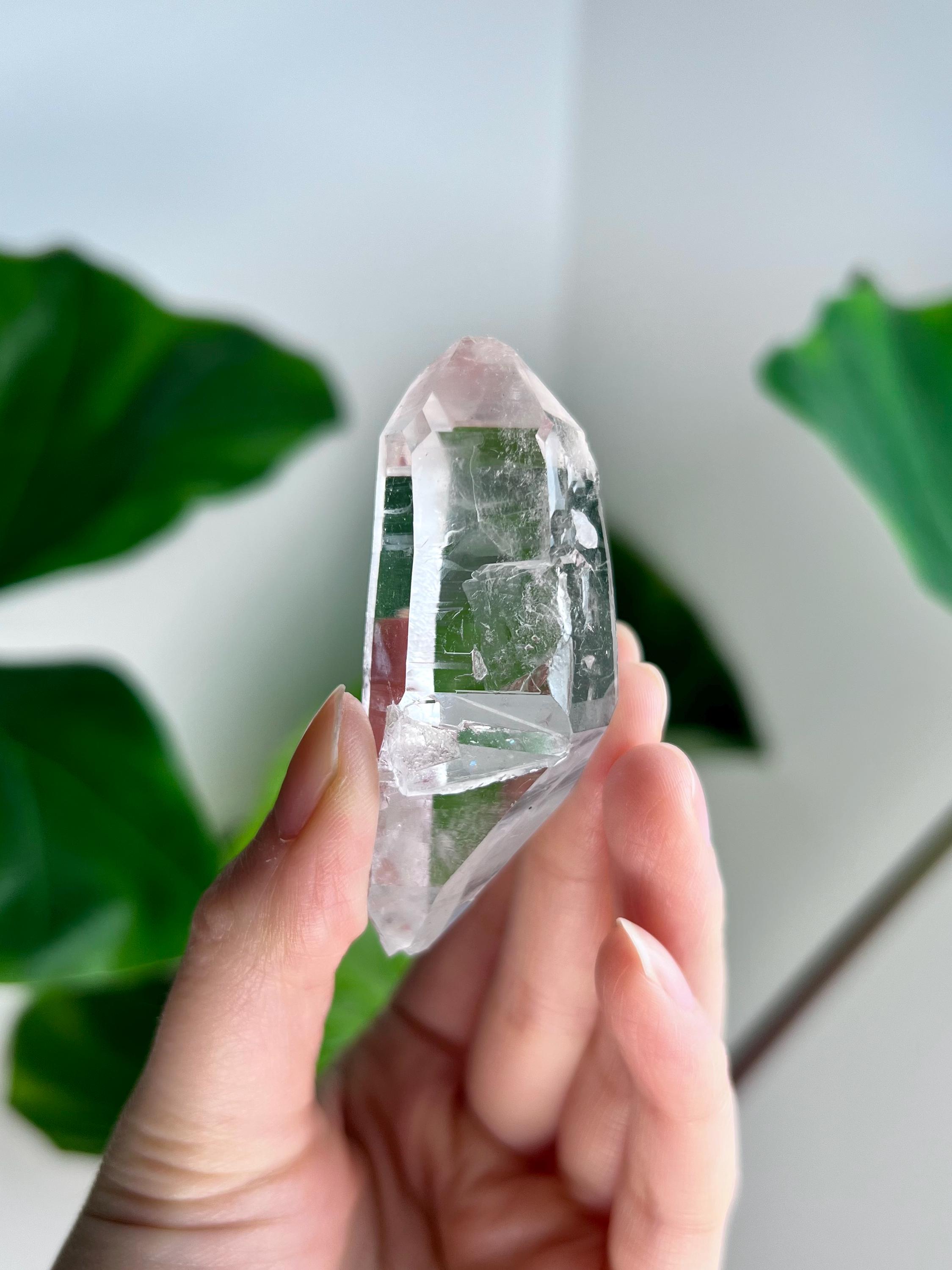 グレードAA 100%天然ダブルターミネーテッドレムリアン - 南セラ・ド