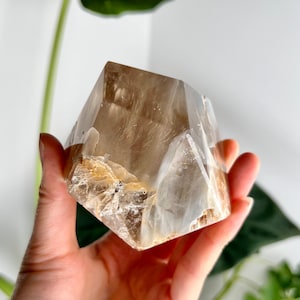Grade AAA Natural Smoky Rutile Amphibole Quartz, Angel Phantom Quartz - from Taquaraçu de Minas, Brazil AFC06, 371g