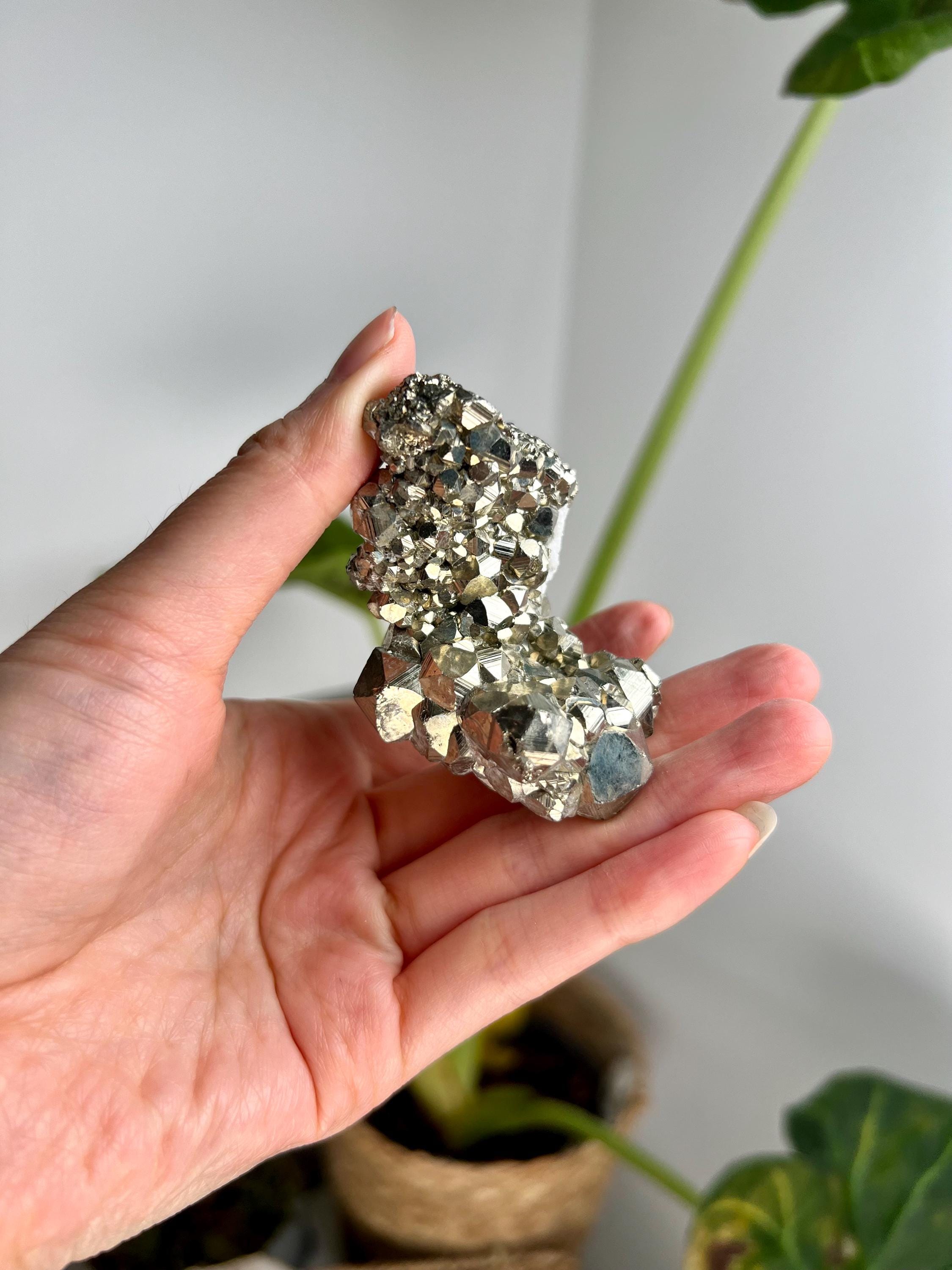 Grade AA Natural Pyrite From Peru – Protection Stone, Solar Plexus