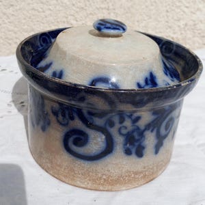 Antic french Foie Gras terrine, Cooking dish, Bowl, Retro kitchen, France, XIX th century