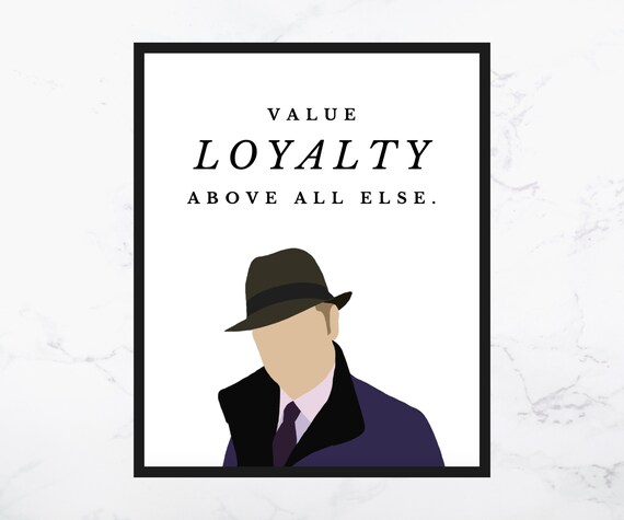 The Blacklist Poster . Blacklist Digital Print . Blacklist Printable Art .  Wall Art . Office Poster - Etsy