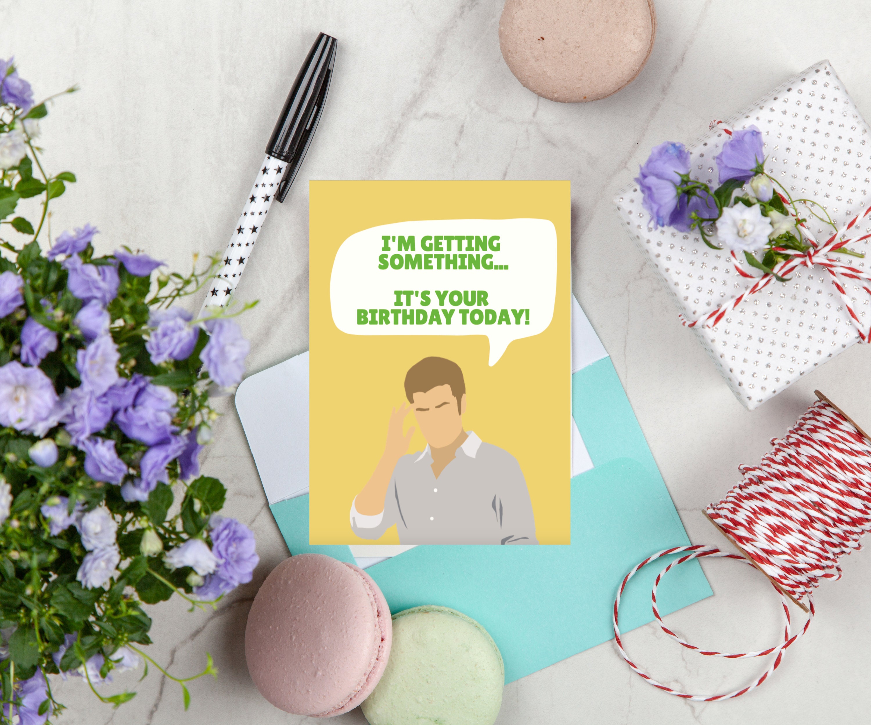 Psych Birthday Card . Instant Download . Printable Birthday Card