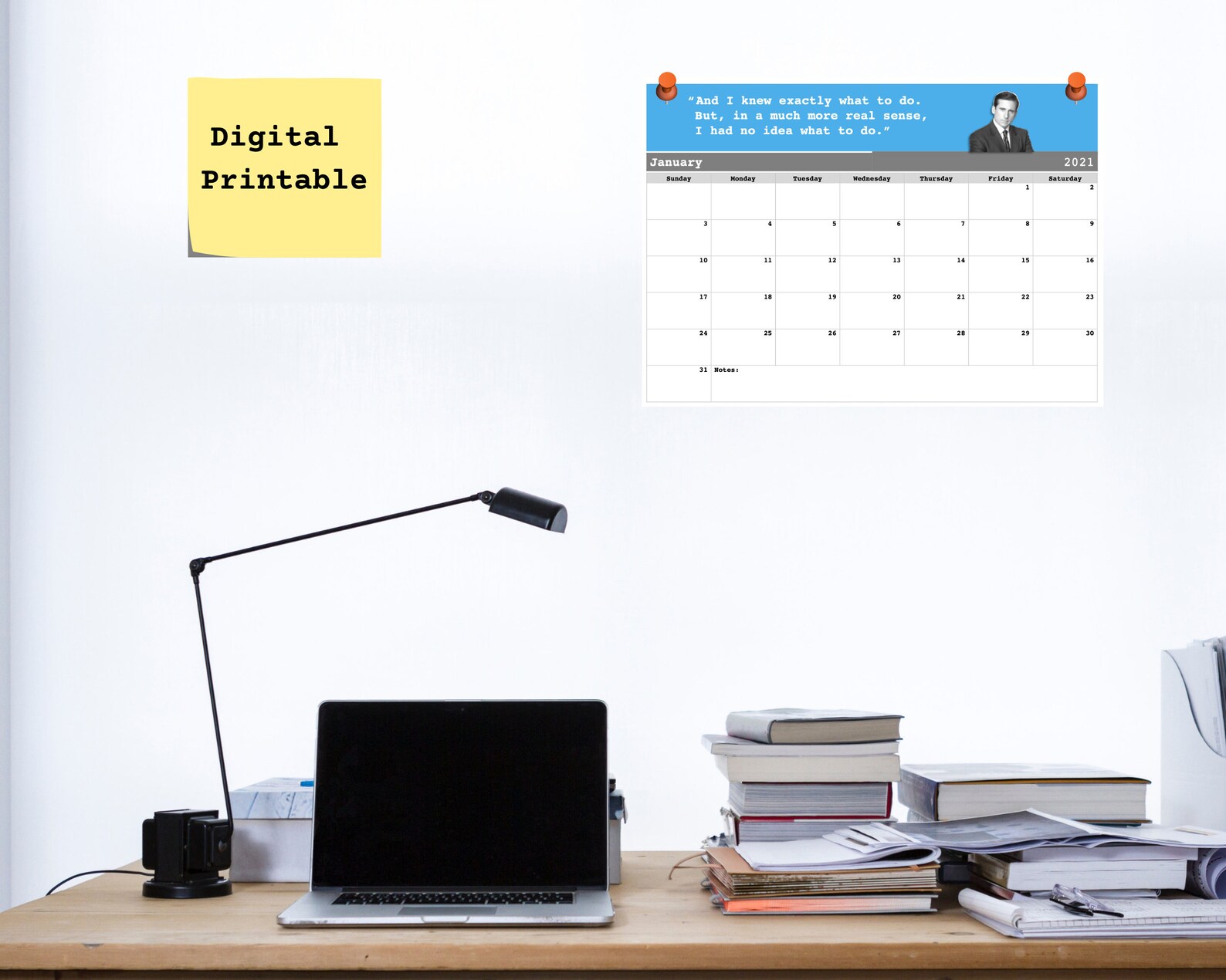 The Office TV Show Calendar . Dunder Mifflin Calendar . Etsy