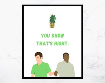 Psych TV Show Print . Psych Poster . Shawn and Gus . Wall Art . Office Poster