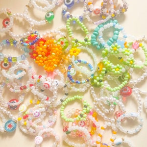 Mystery Beaded Ring 5-Pack