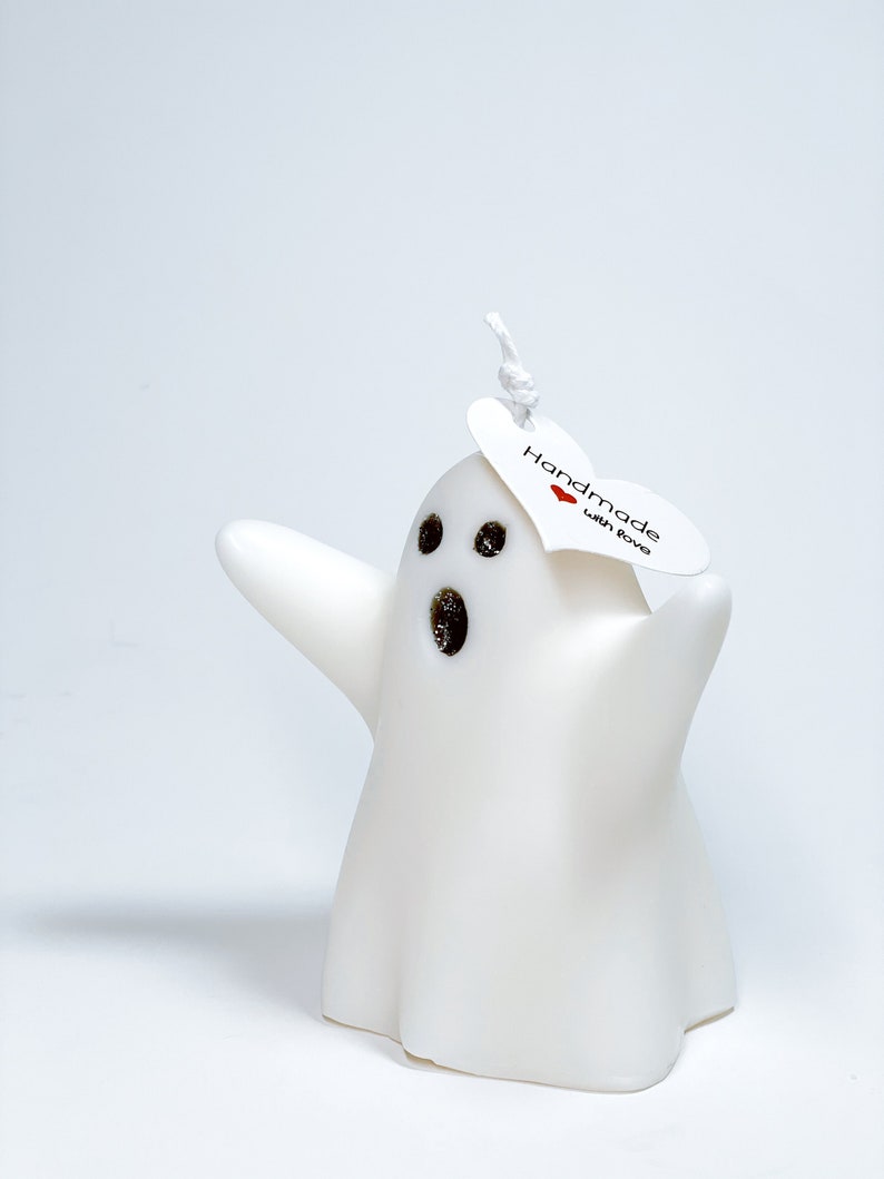 Cute Ghost Candle Ghost Candle Halloween Candle Decor Pumpkin Etsy