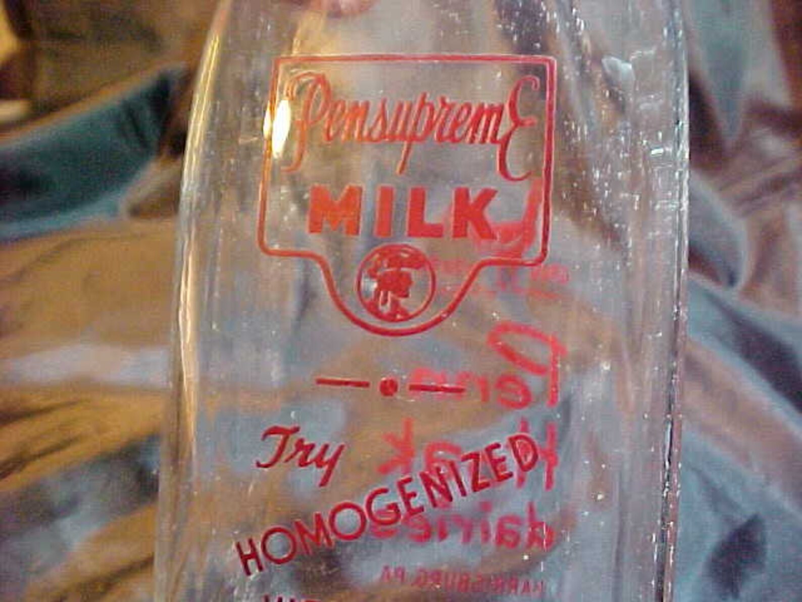 Rare Vintage Milk Bottle Pennhoak Dairies Harrisburg PA. 1 Etsy