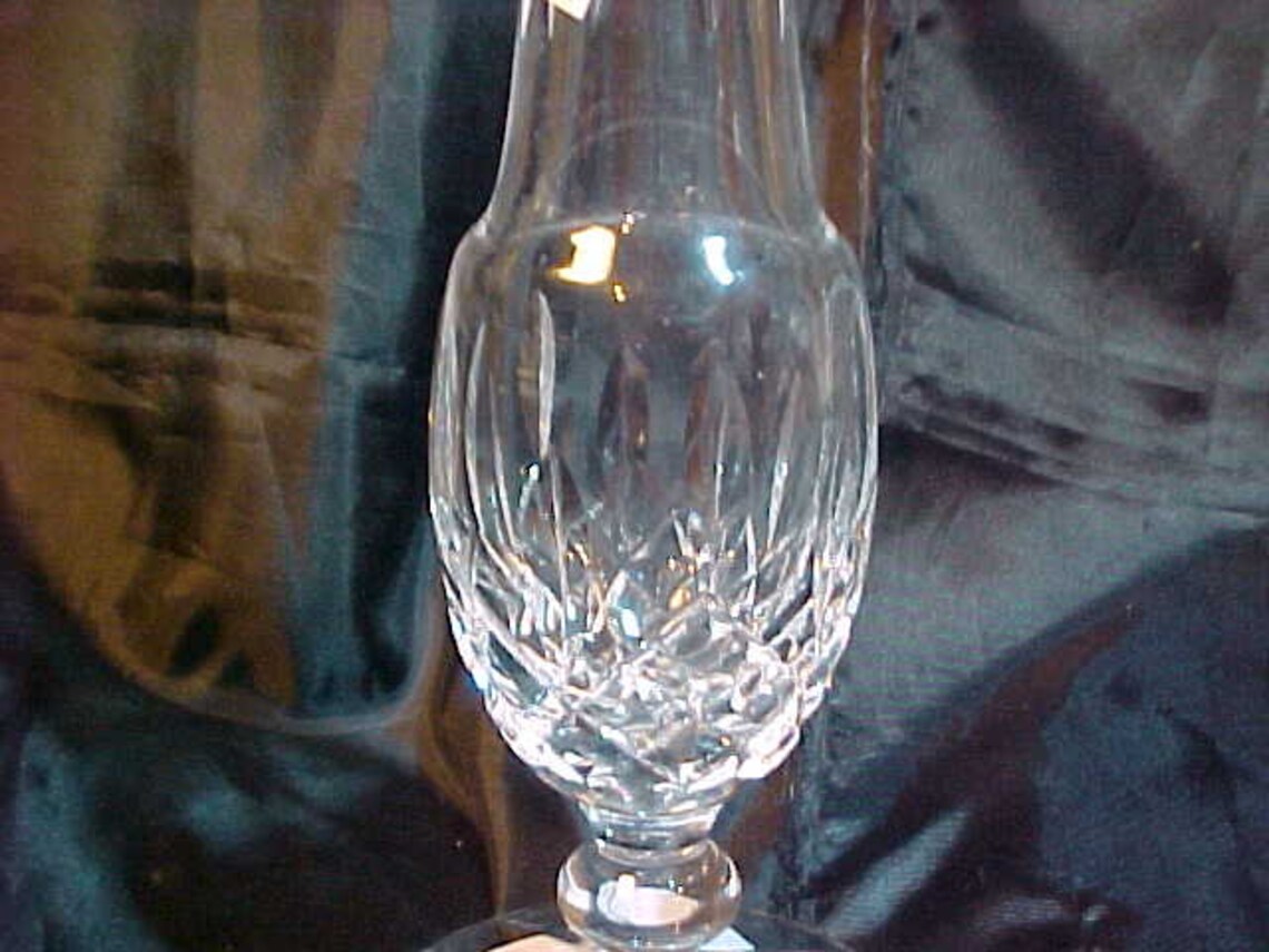 Beautiful Waterford Ireland. Bud Vase 9 Tall Lismore Etsy