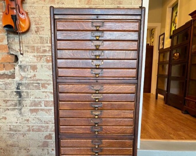 Antique Macey File Drawer Etsy