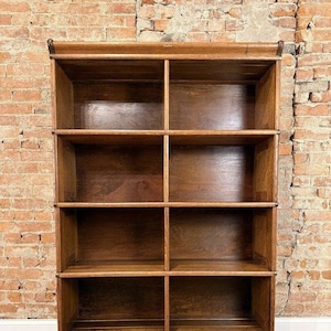 Antique Globe Wernicke Open Design Barrister Bookcase