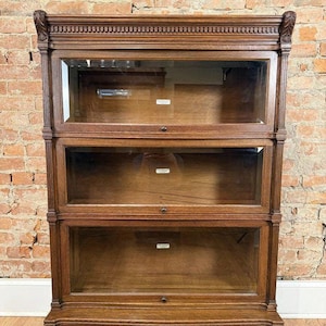 Antique Globe Wernicke Ideal London 798 Barrister Bookcase
