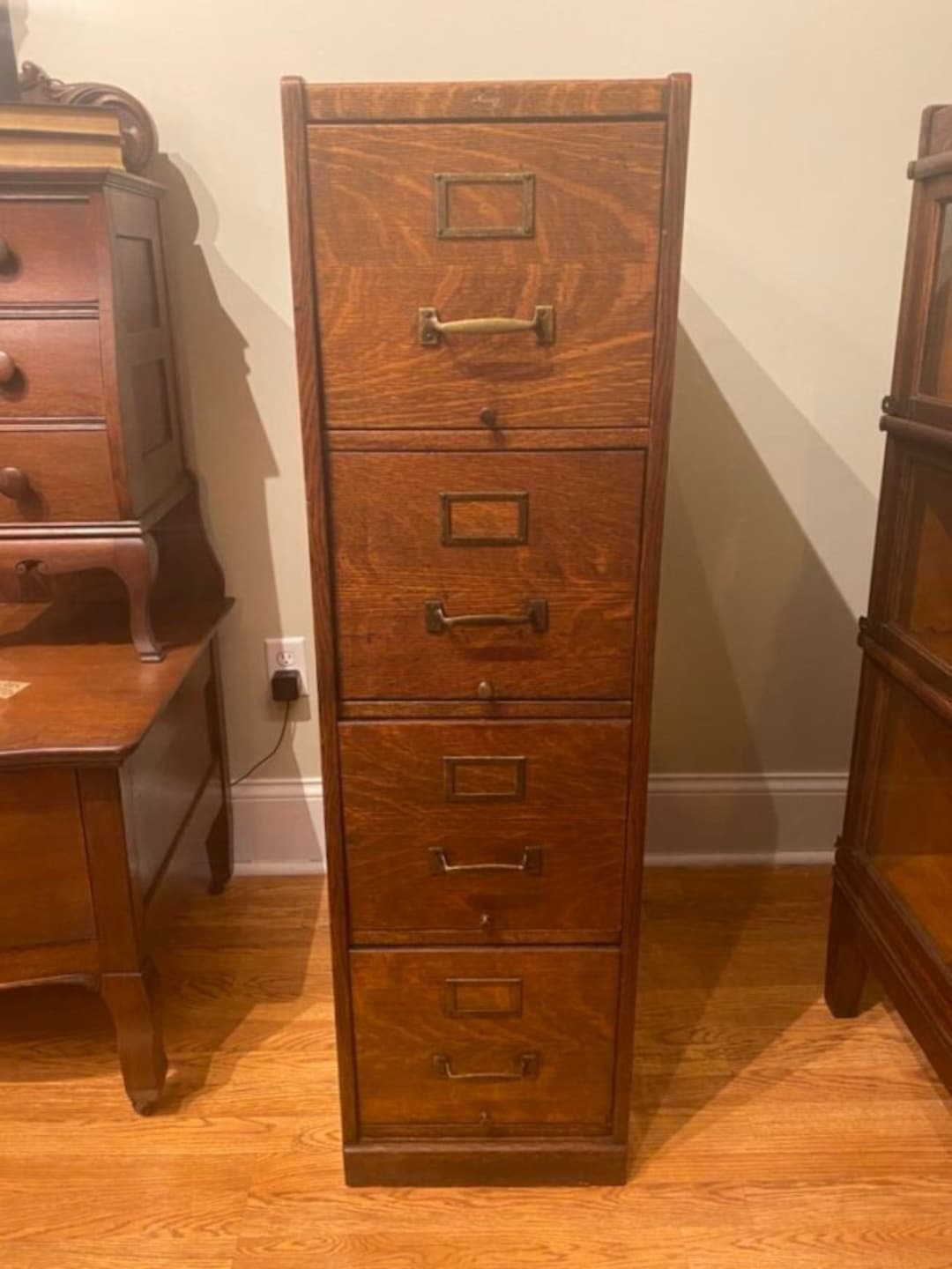 Antique Macey Four Drawer File Etsy