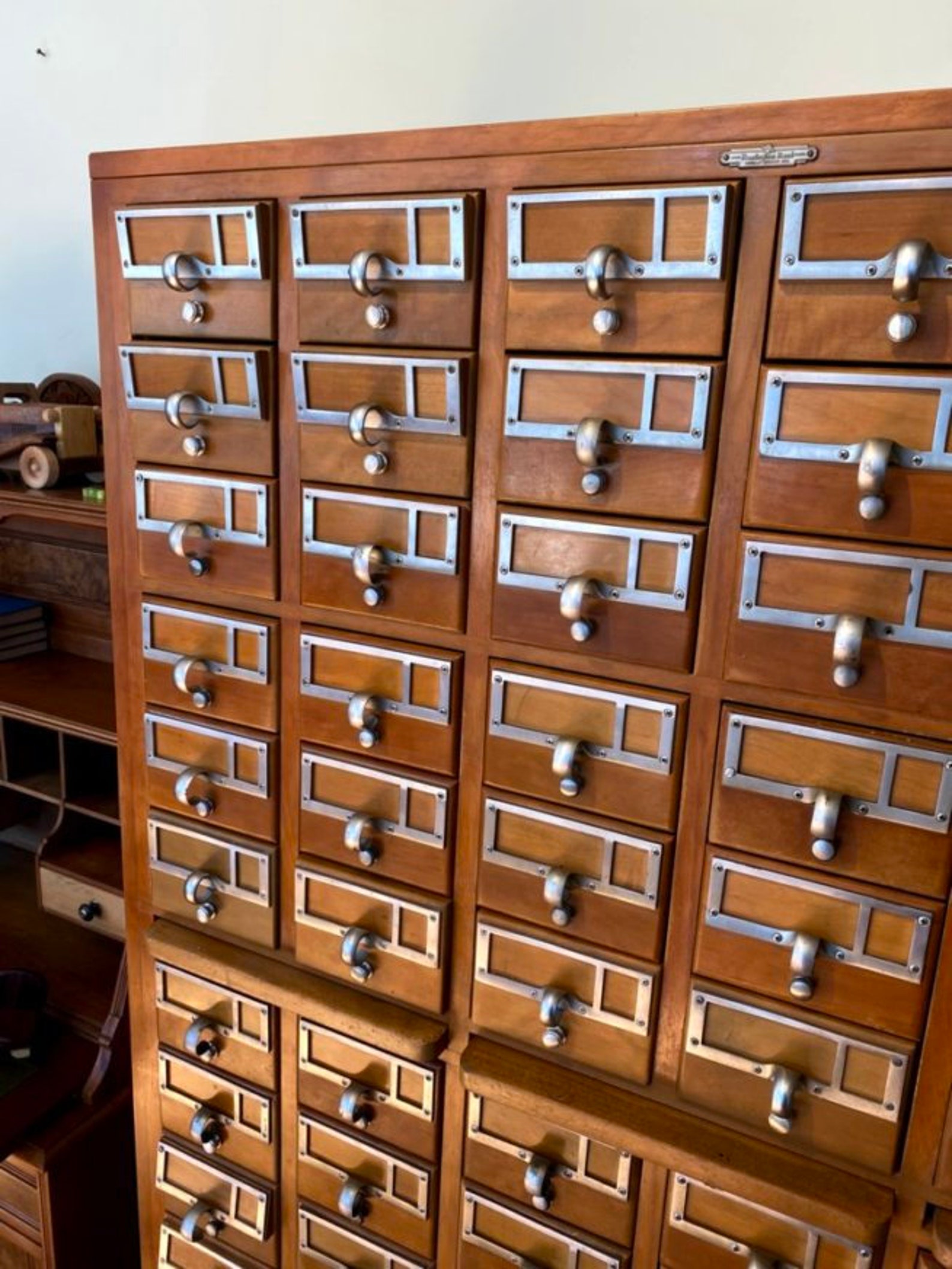 Vintage Remington Rand Library Card Catalog Etsy