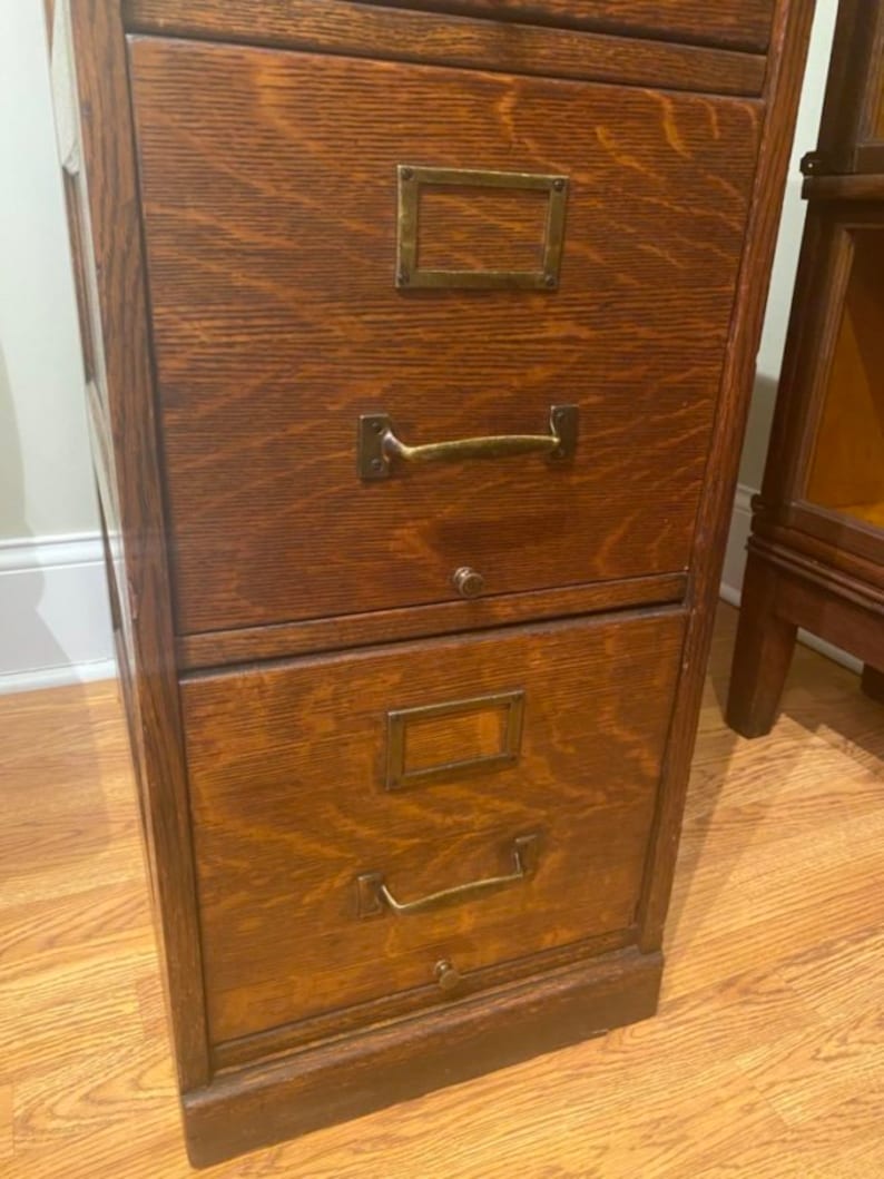 Antique Macey Four Drawer File Etsy