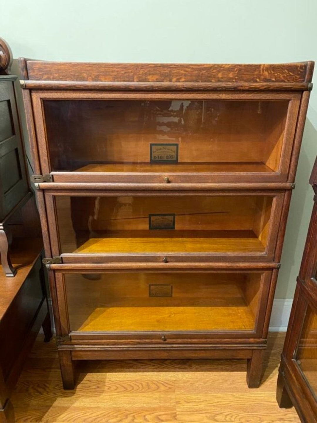 Antique Globe Wernicke 298 Barrister Bookcase Etsy