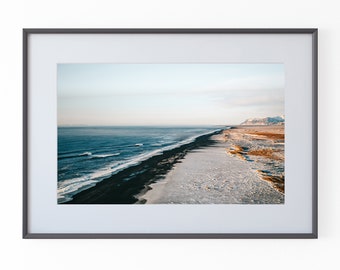 Black Sand Beach | Iceland Prints | Livingroom Wall Art Prints | Travel Prints | Above Bed Decor | Photography Prints