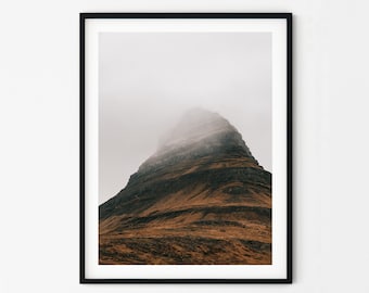 Iceland Landscape Print | Kirkjufellsfoss | Iceland Print | Iceland Wall Art | Mountain Prints | Iceland Photography | Nature Prints
