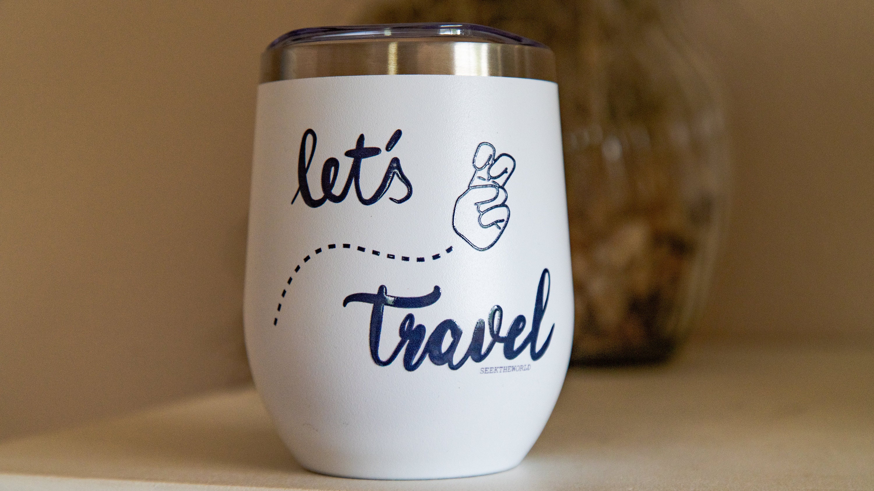 Travel Wine Tumbler Drink Sign Language Wine Tumbler Etsy